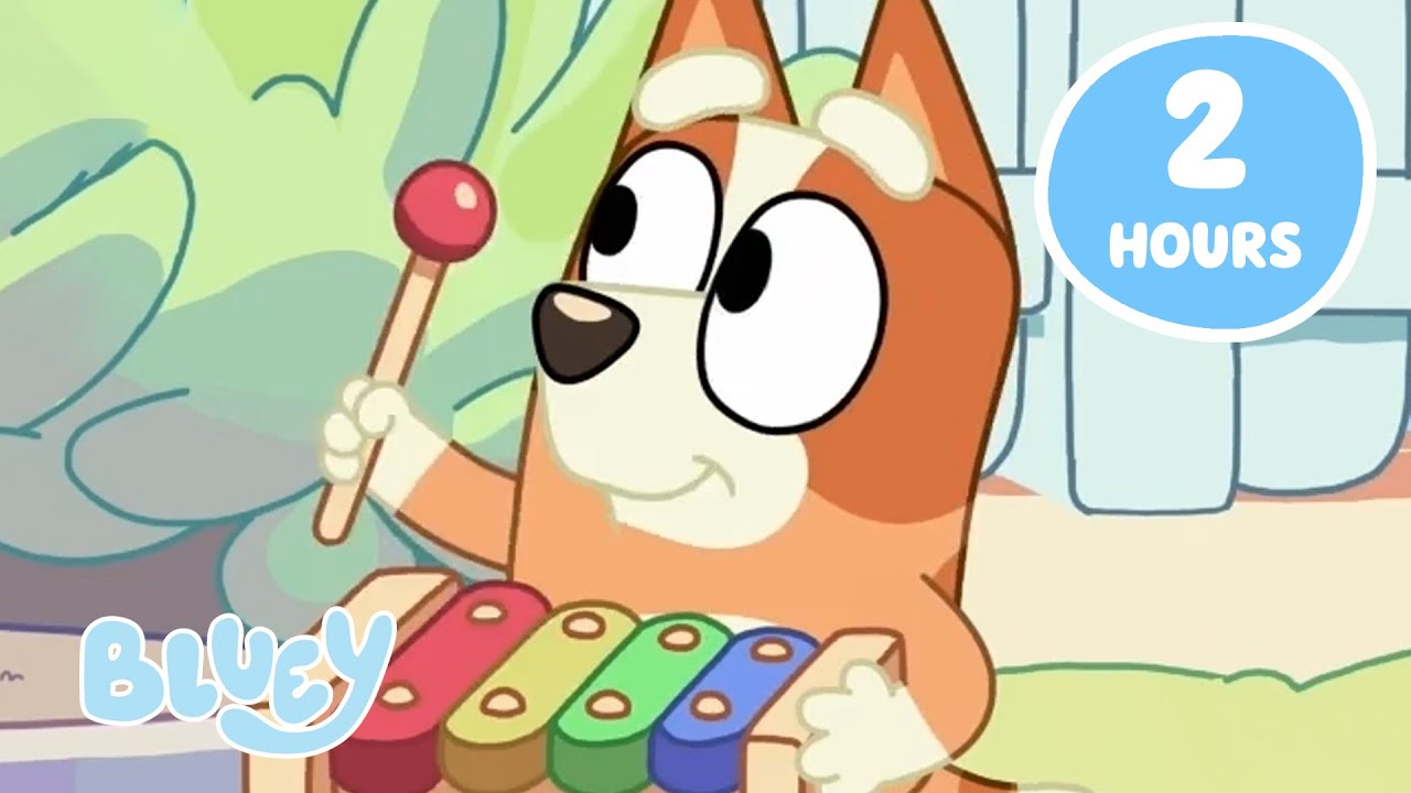 Bluey's Little Sister Bingo! 🧡 | 2 HOURS of Cute Bingo Bits | Bluey