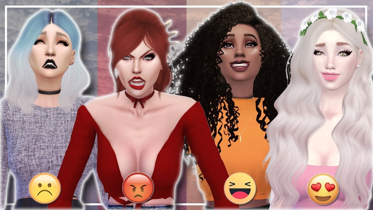 The Sims 4 | Create a Sim- Emoções Tristeza, Raiva,Alegria e Amor (Emotions,Sad,Rage,Joy,Love)