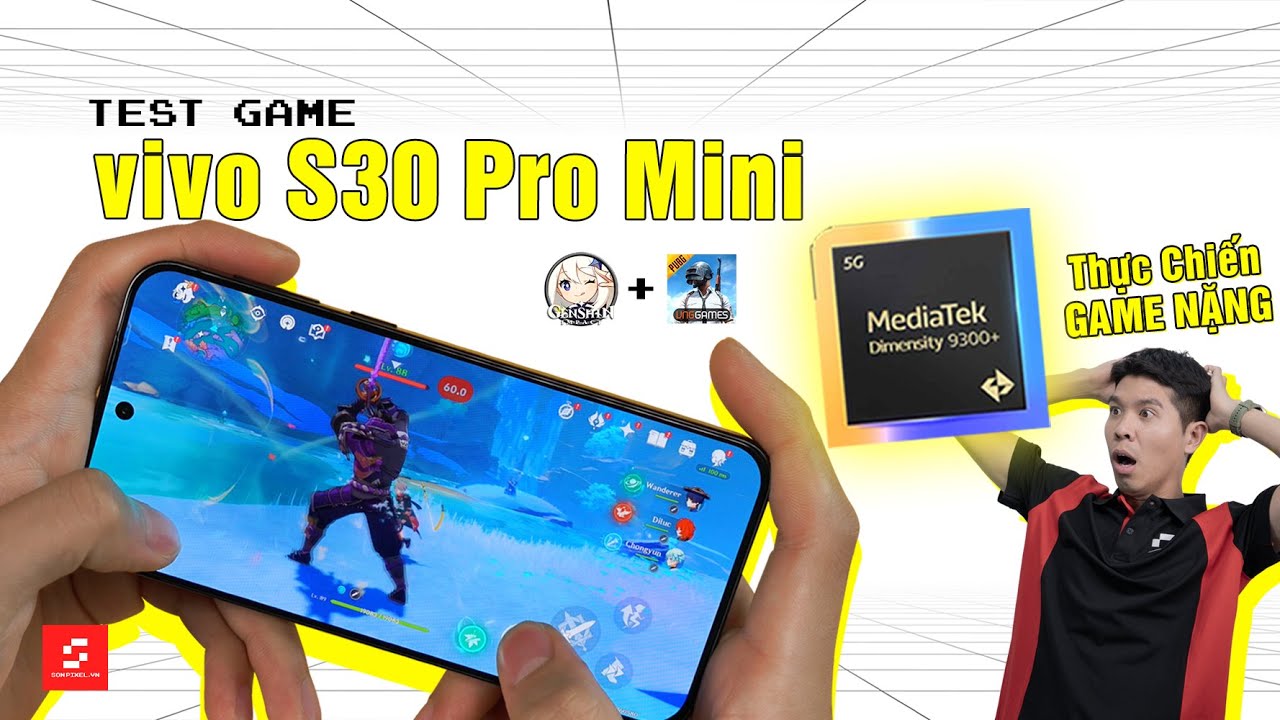 Đánh giá hiệu năng Vivo S30 Pro Mini: Dimensity 9300+ Thực Chiến Game Nặng!