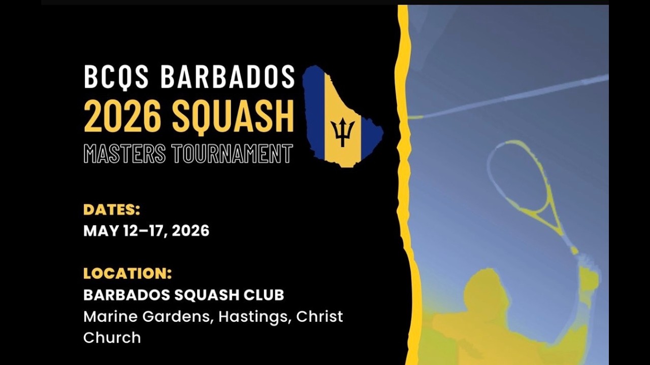 2026 BCQS Barbados Squash Master's Tournament Day 6 CT1