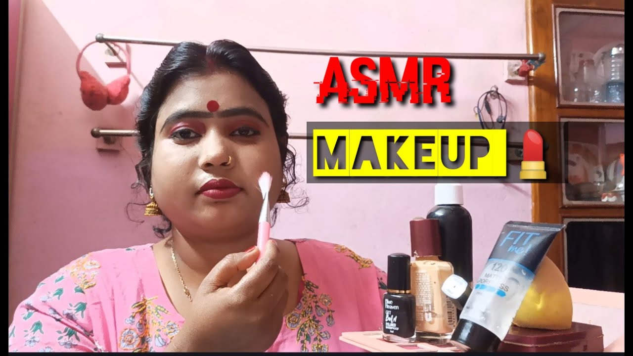 ASMR Doing  my face Makeup 💄