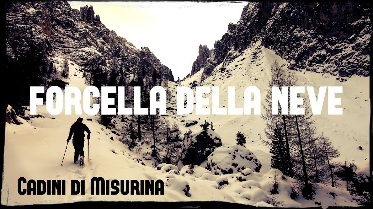 Forcella della Neve - Ciaspolata sui Cadini di Misurina //dic24