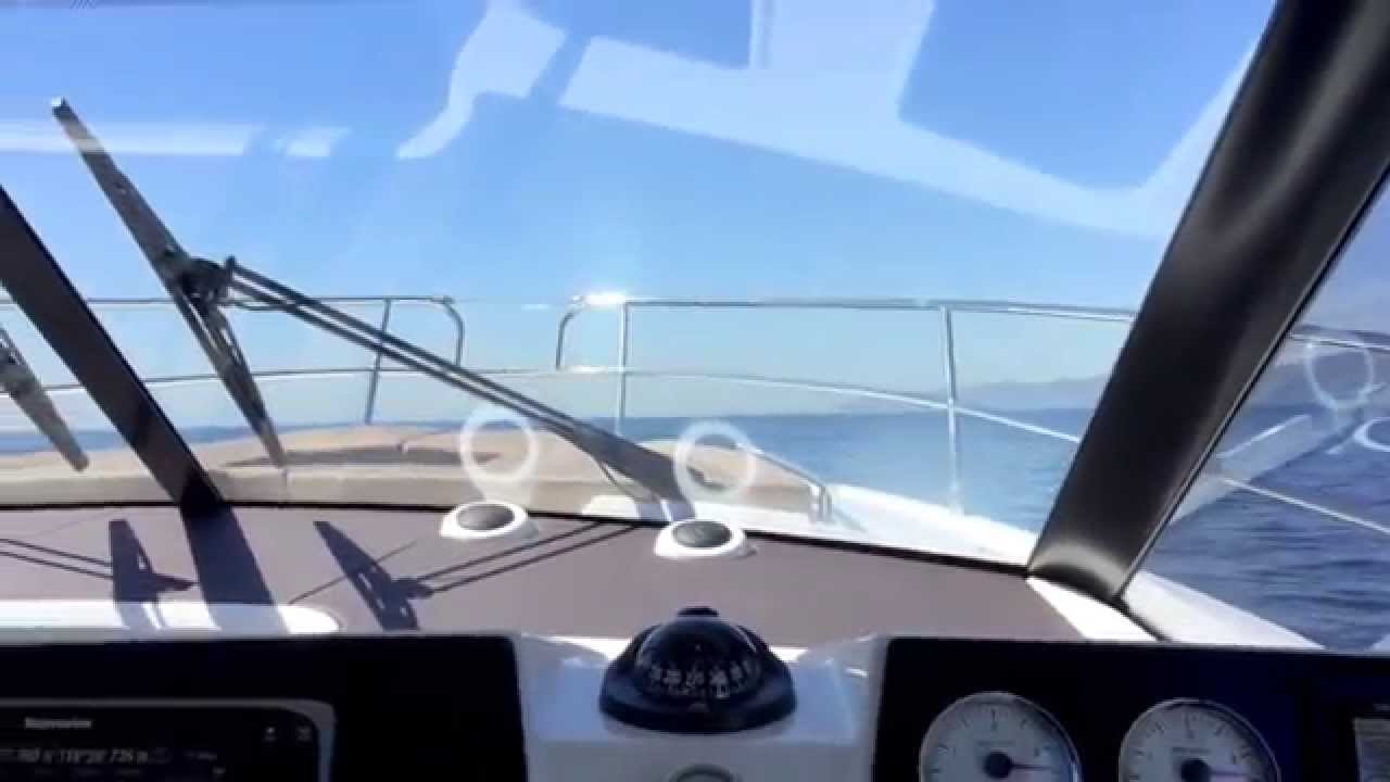 Velasco 37f Volvo D-4 300hp RPM vs Speed runout