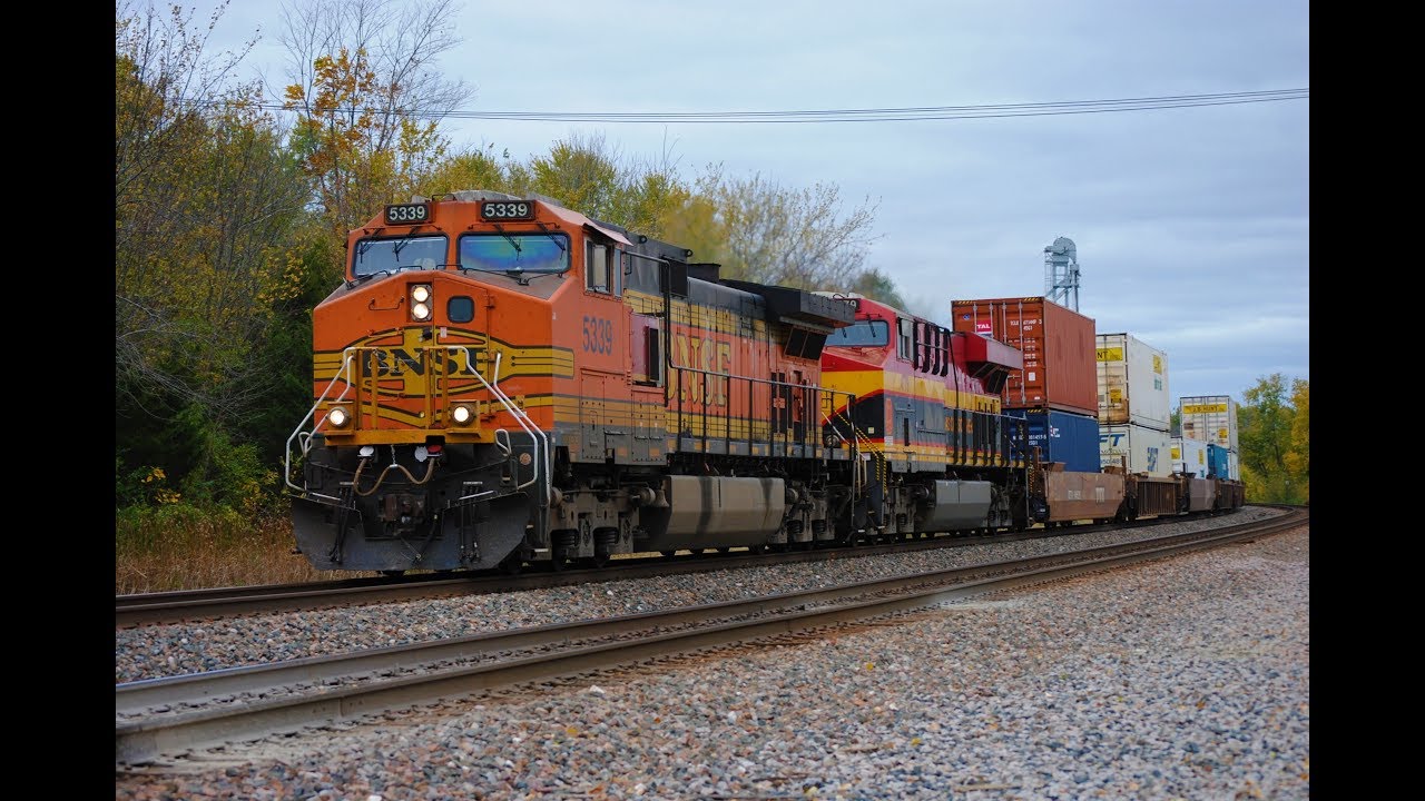 HD: Railfanning La Plata, MO On The BNSF Marceline Subdivision