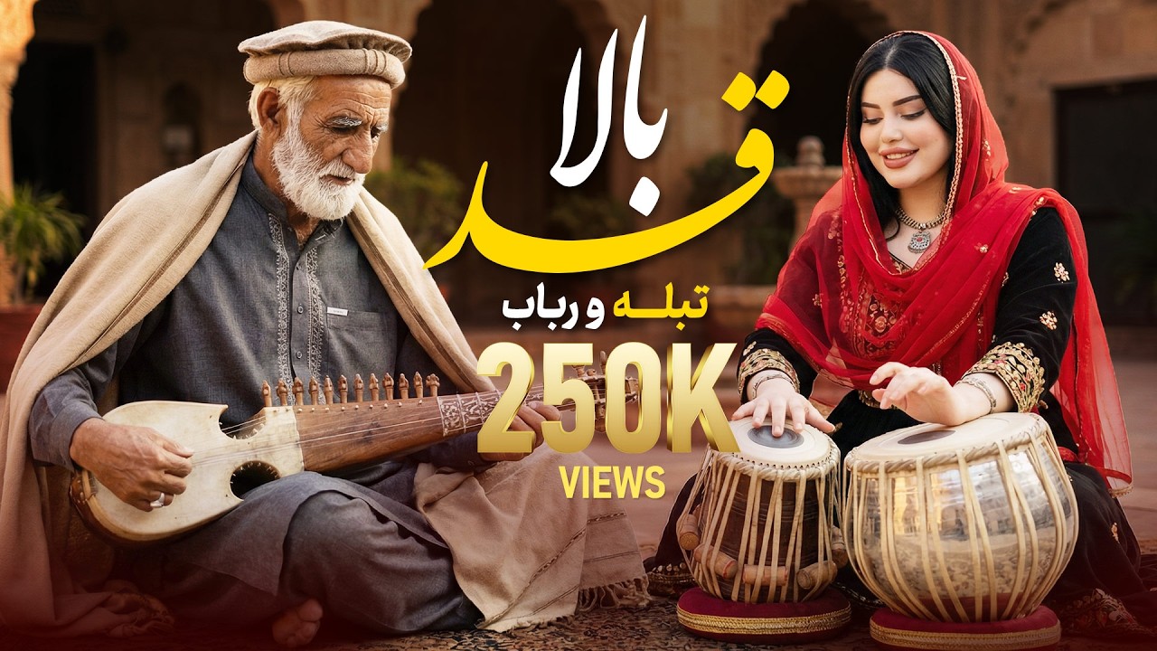 رباب و تبله مست - موزیک زیبای قد بالا