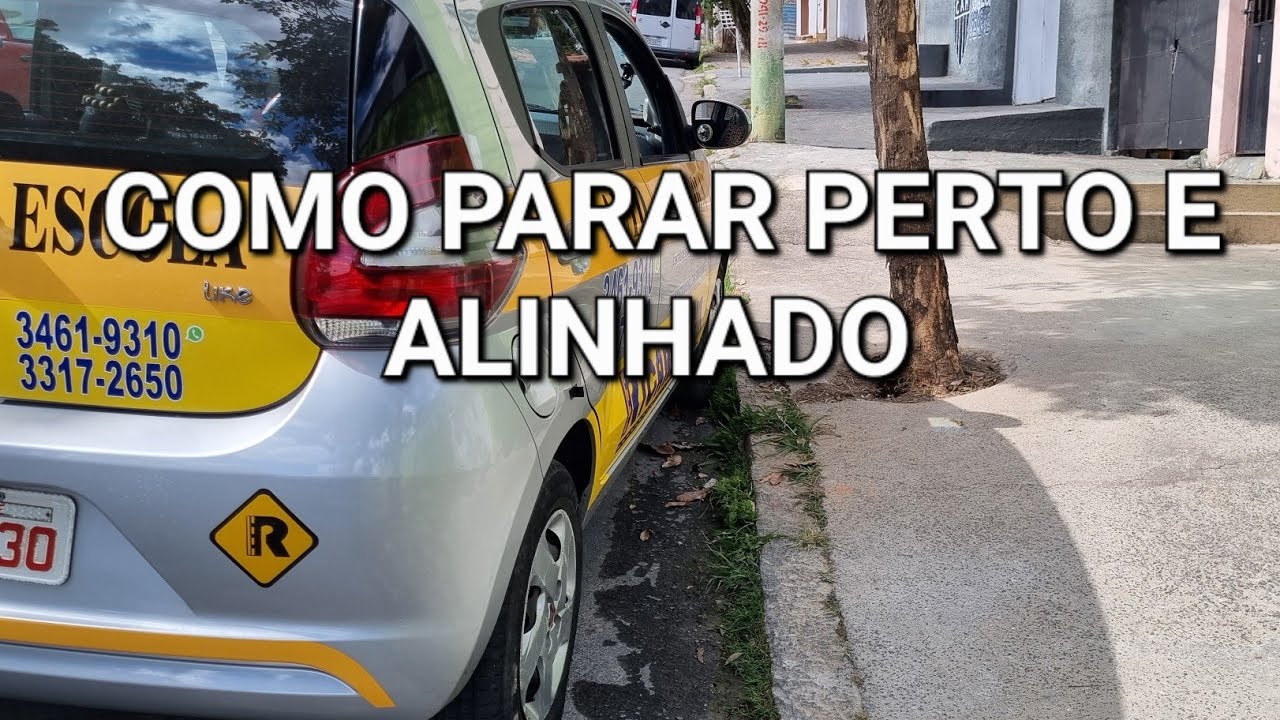COMO PARAR PERTO E ALINHADO AO MEIO FIO