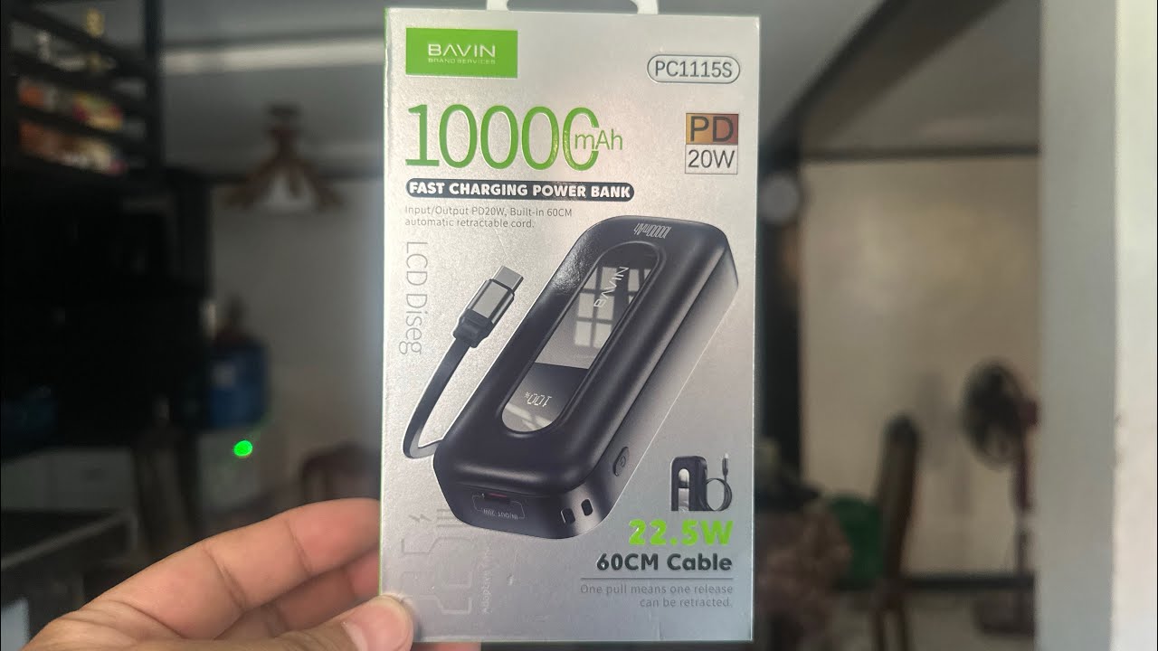 Bavin 10000 mAh Fast Charging Power Bank | unboxing | Azo Edition
