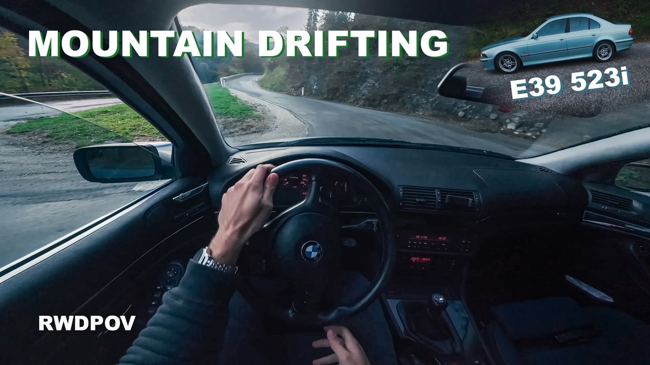BMW E39 POV Mountain Drifting | Custom Exhaust Sound | 4K