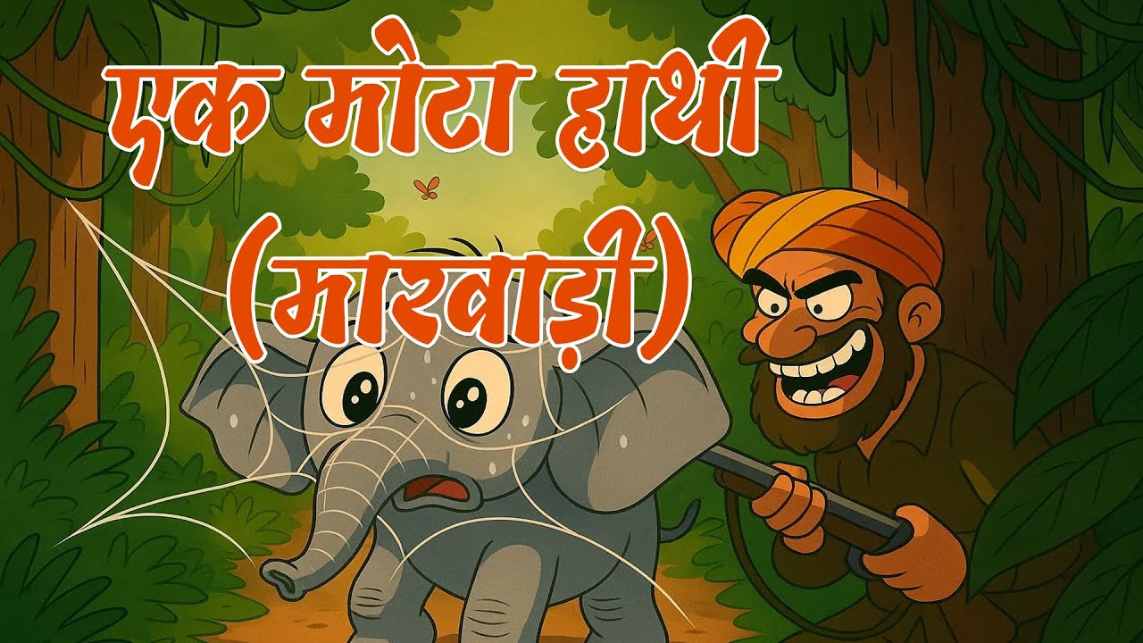 Ek Mota Hathi (मारवाड़ी) | Rajasthani Bal Geet | Marwadi Kids Song | Bikaner Loverss Special