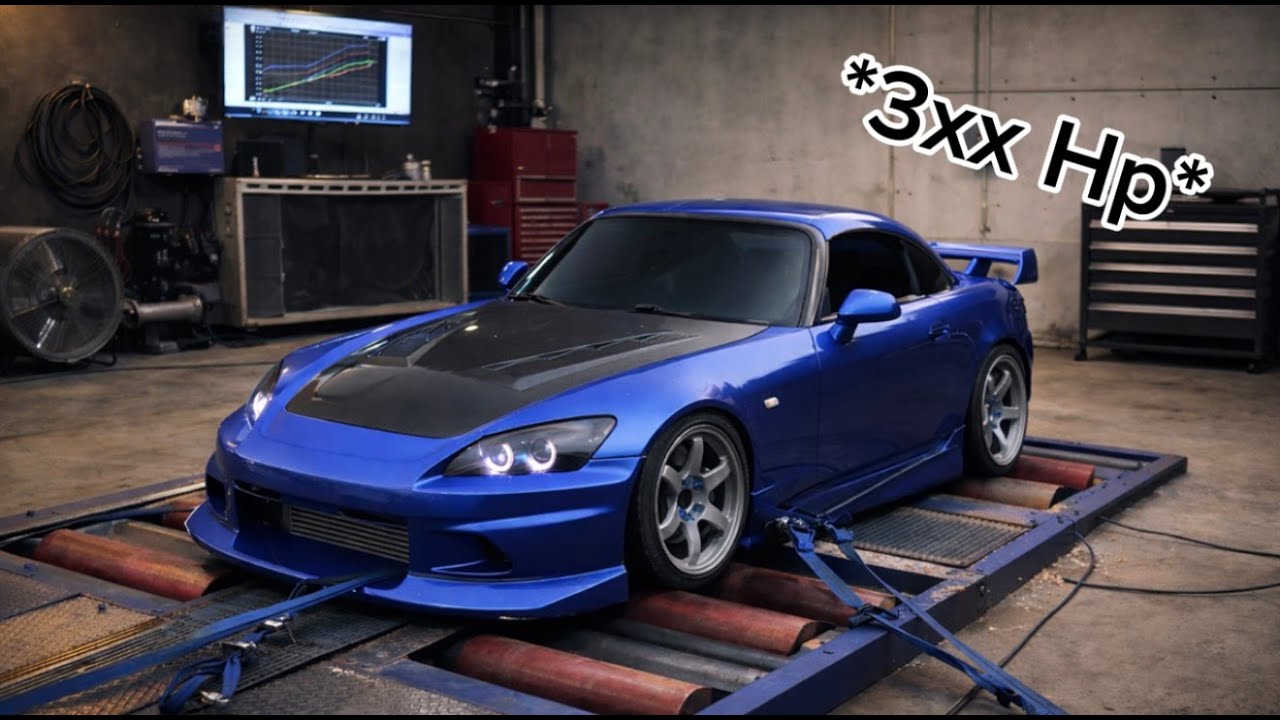 340HP S2k Turbo Build – Final Dyno Test & 23HP Gain!