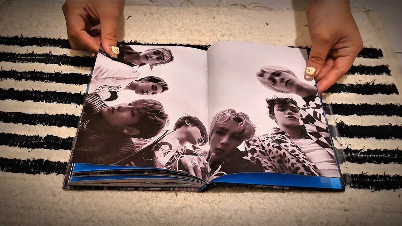 ASMR Tapping, Flipping and Scratching Paper (No Talking) | Wayv Album Unboxing💙