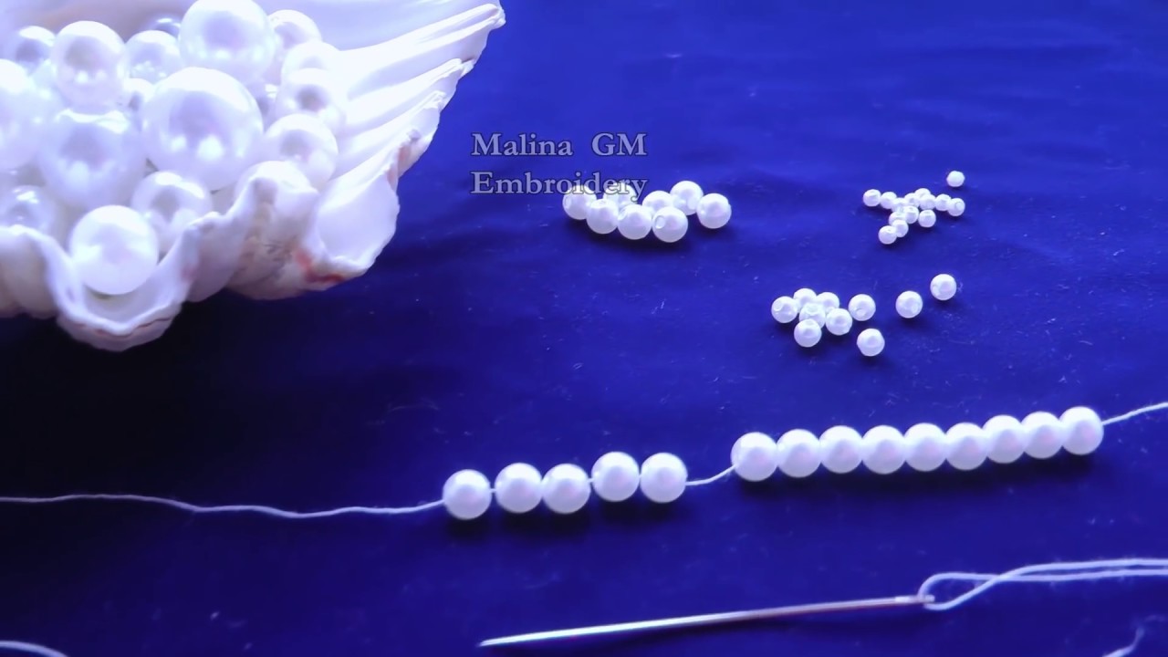 TAMBOUR BEADING #2 \ ТАМБУРНЫЙ ШОВ С БИСЕРОМ #2