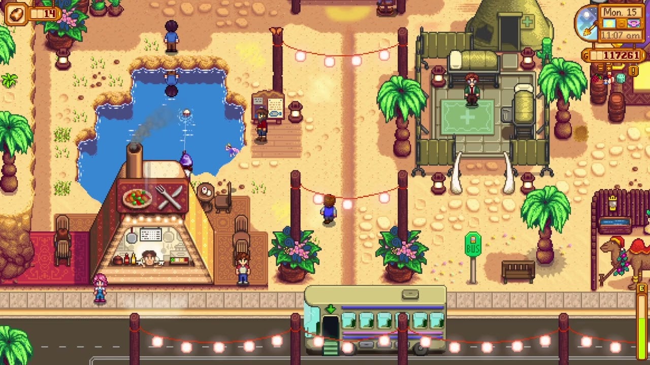 It's our First 3 day Desert Festival!!! Spring Day 15 Year 2 of the Stardew Valley.