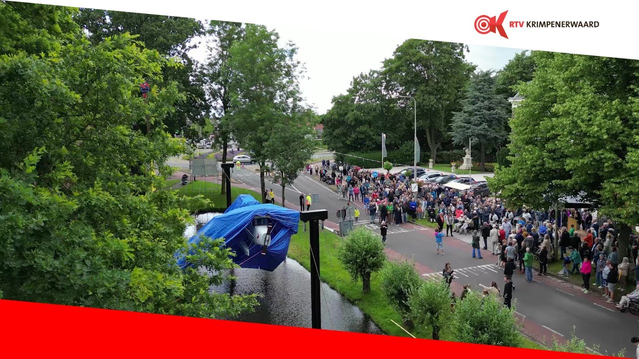 Onthulling watervliegtuig De Pelikaan - Haastrecht