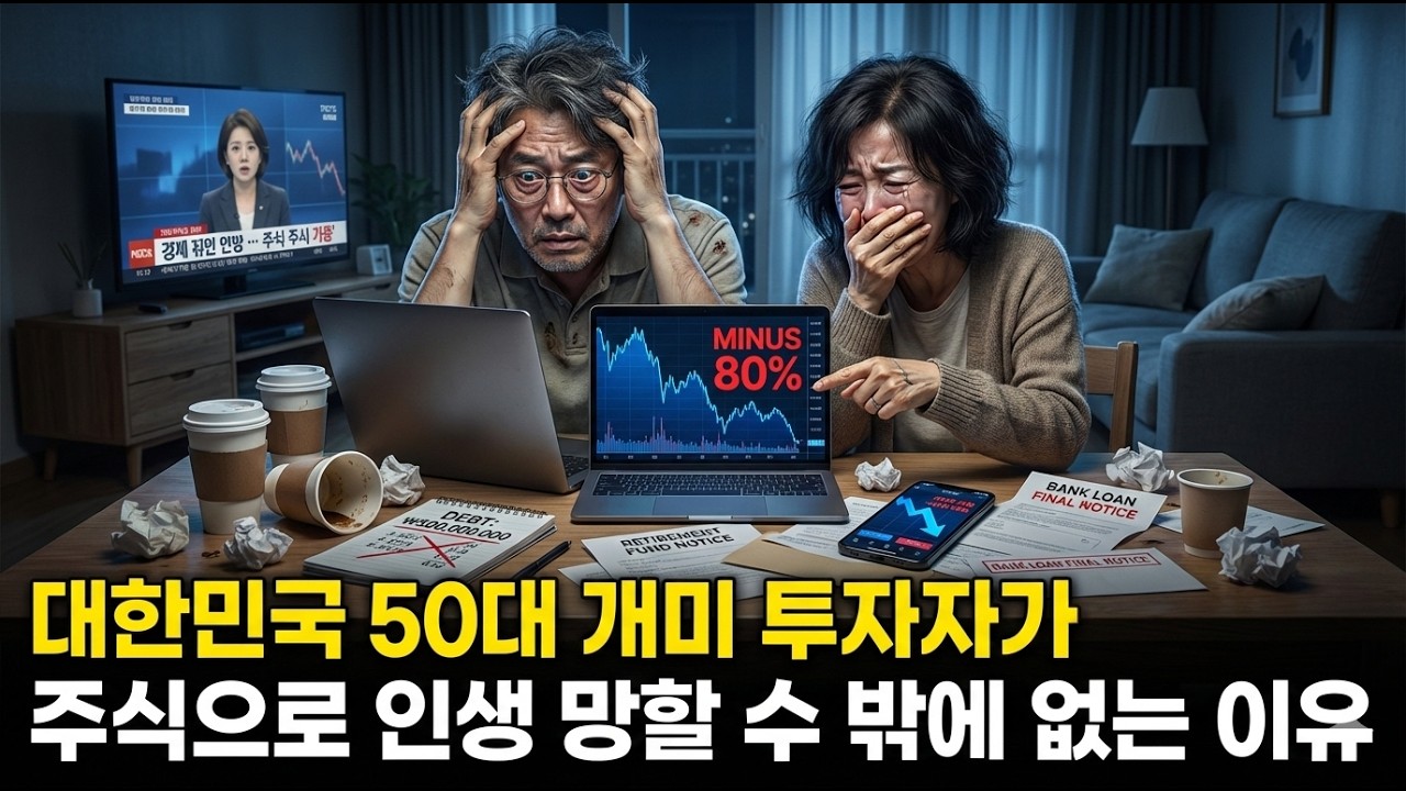 대한민국 50대 개미 투자자가 주식으로 인생 망할 수 밖에 없는 이유