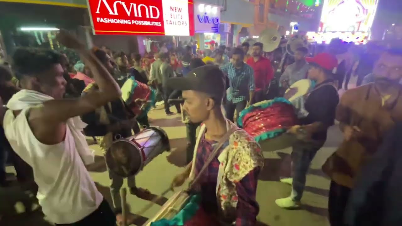 Santipur Rash Yatra 2023 (Tara Ma DhoL Tasa & Vangra Party) Playing 🎹 Teri Aakhya Ka Yo Kajal Song |