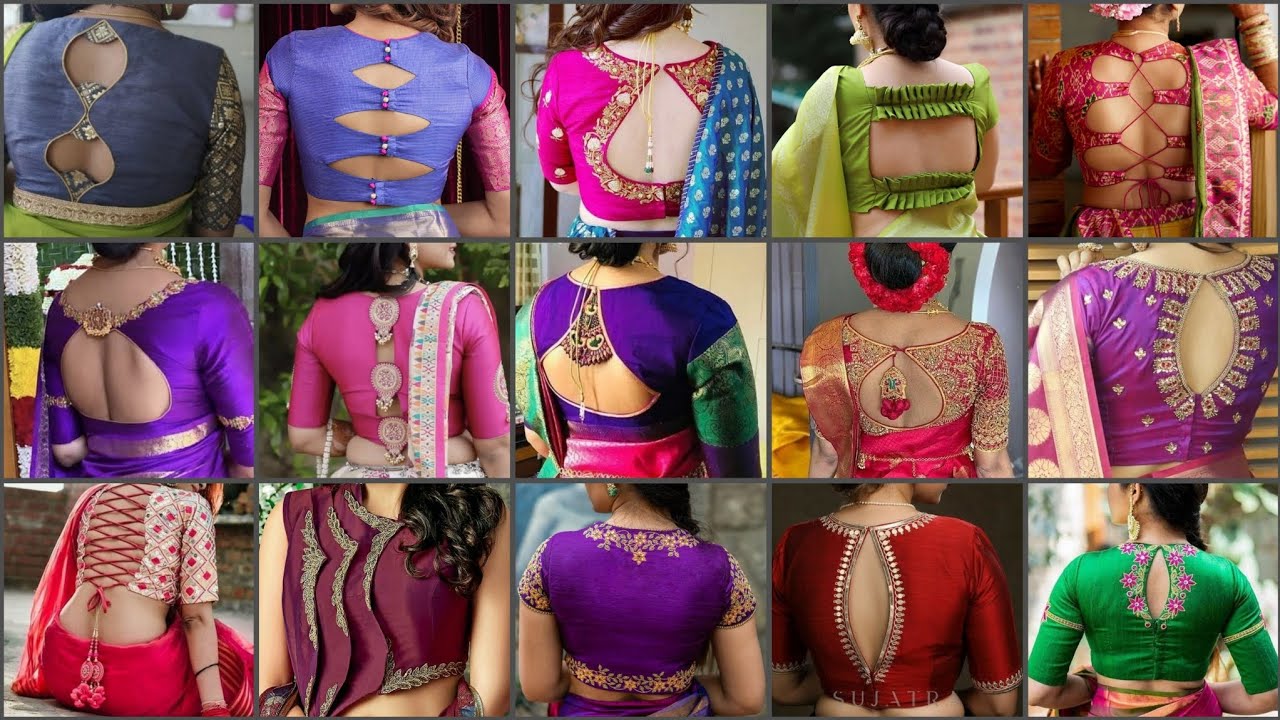 50+ Most beautiful stylish bridal blouse designs 2025 photo latest back neck designs
