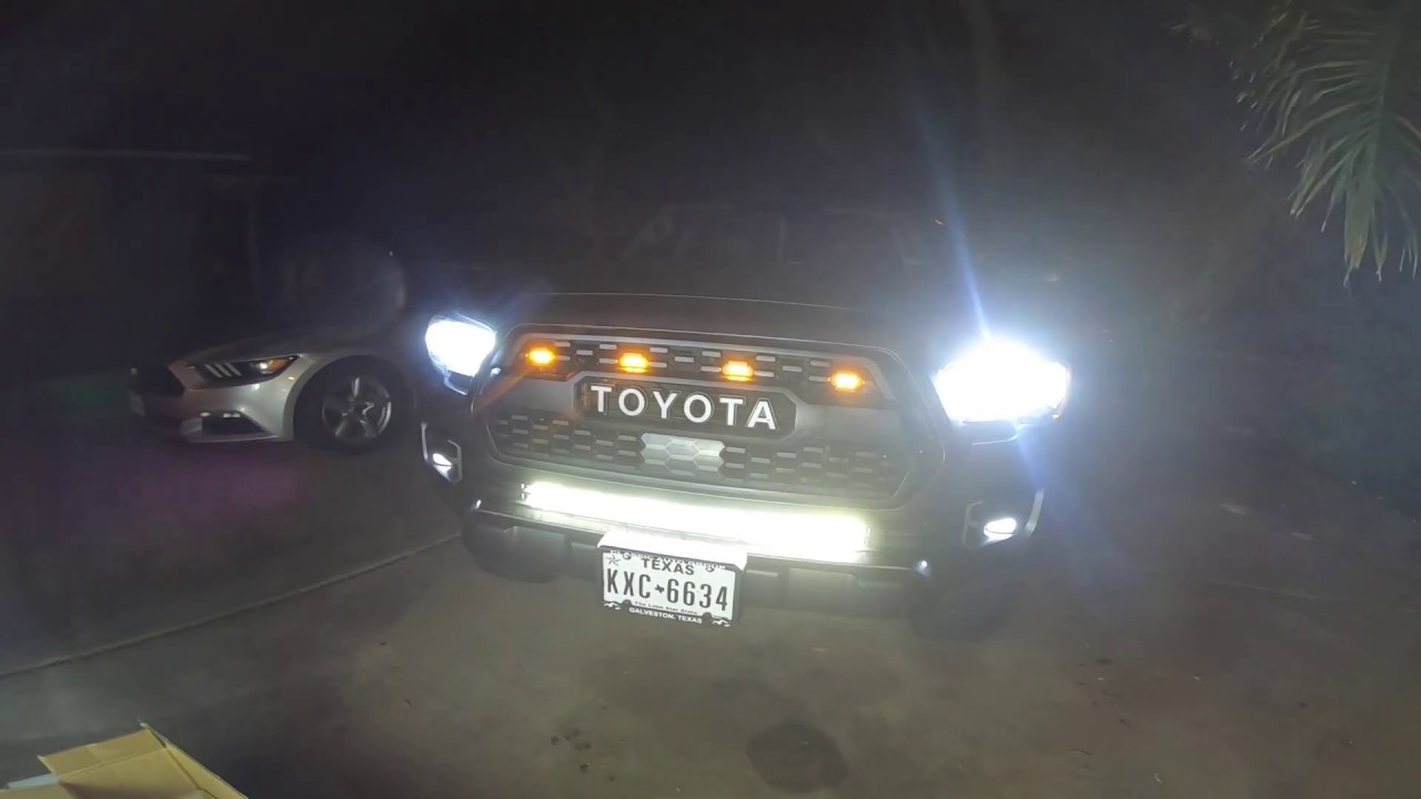 Cali Raised LED Light Bar Install 2019 Toyota Tacoma !!
