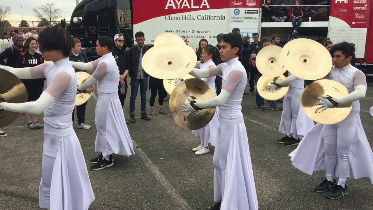 Ayala high school cymbal line 2018 wgi finals