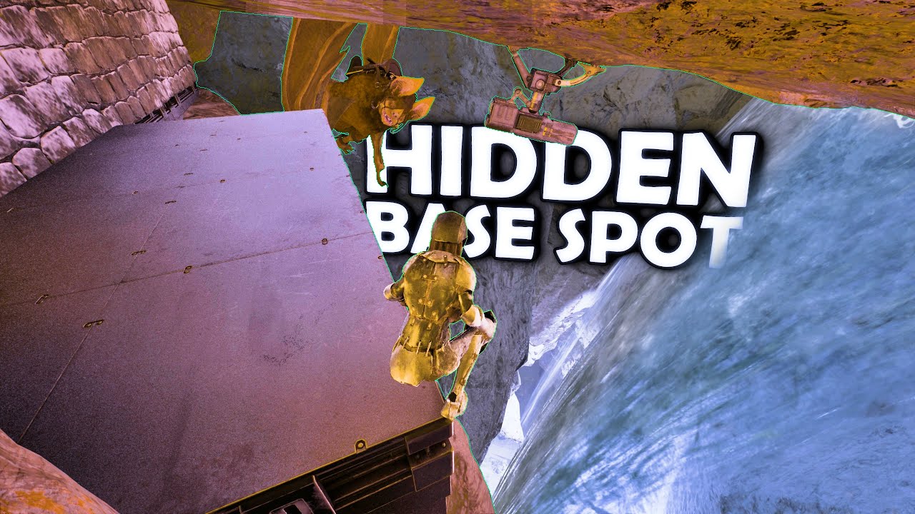 Building My HIDDEN LOST COLONY CEILING BASE Spot! | ARK Ascended PvP