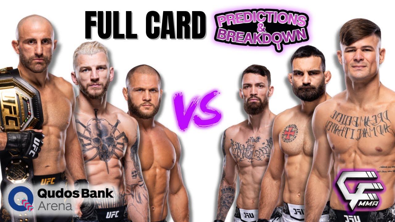 UFC 325: Alexander Volkanovski VS Diego Lopes FULL Breakdown and Predictions!