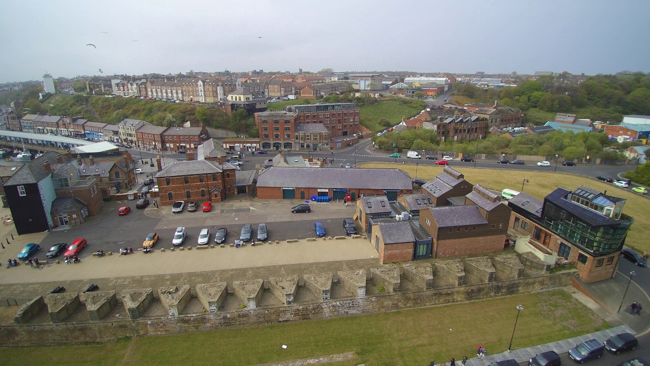 Drone/Aerial - Fish Quay, North Shields, North Tyneside