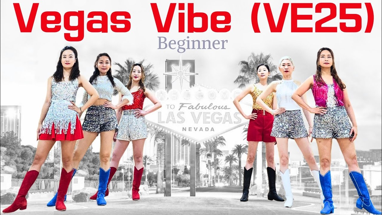 Vegas Vibe linedance  / beginner / 초급라인댄스/ 엑시트 라인댄스 / 대구경북라인댄스 동호회 