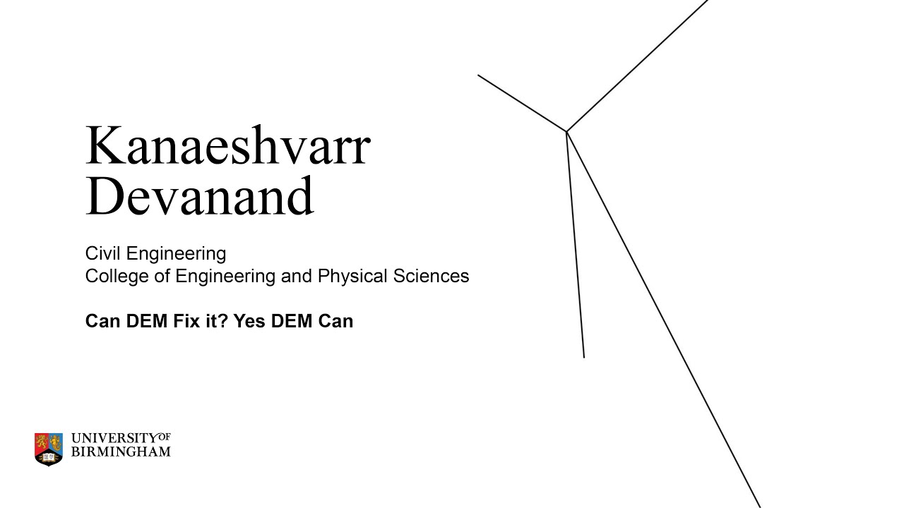 Kanaeshvarr Devanand Live @ UoB 3MT Finals 2024