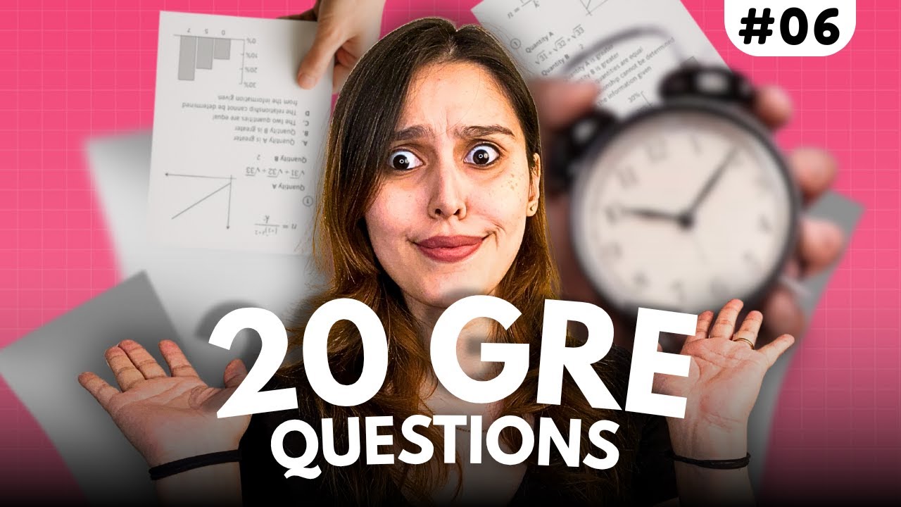 GRE Practice Test #6 - Free GRE Practice Covering Quant, Text Completion, Sentence Equivalence