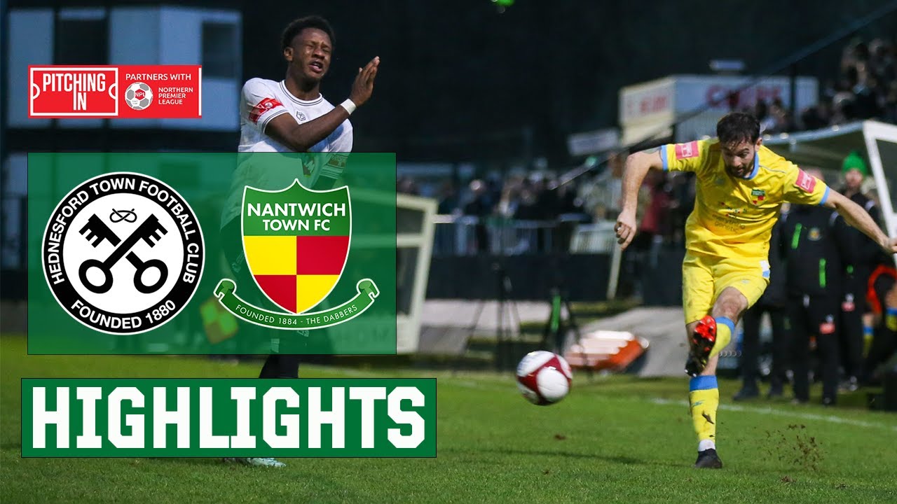 Hednesford Town 3-2 Nantwich Town - PitchingIn NPL West - 26/12/23