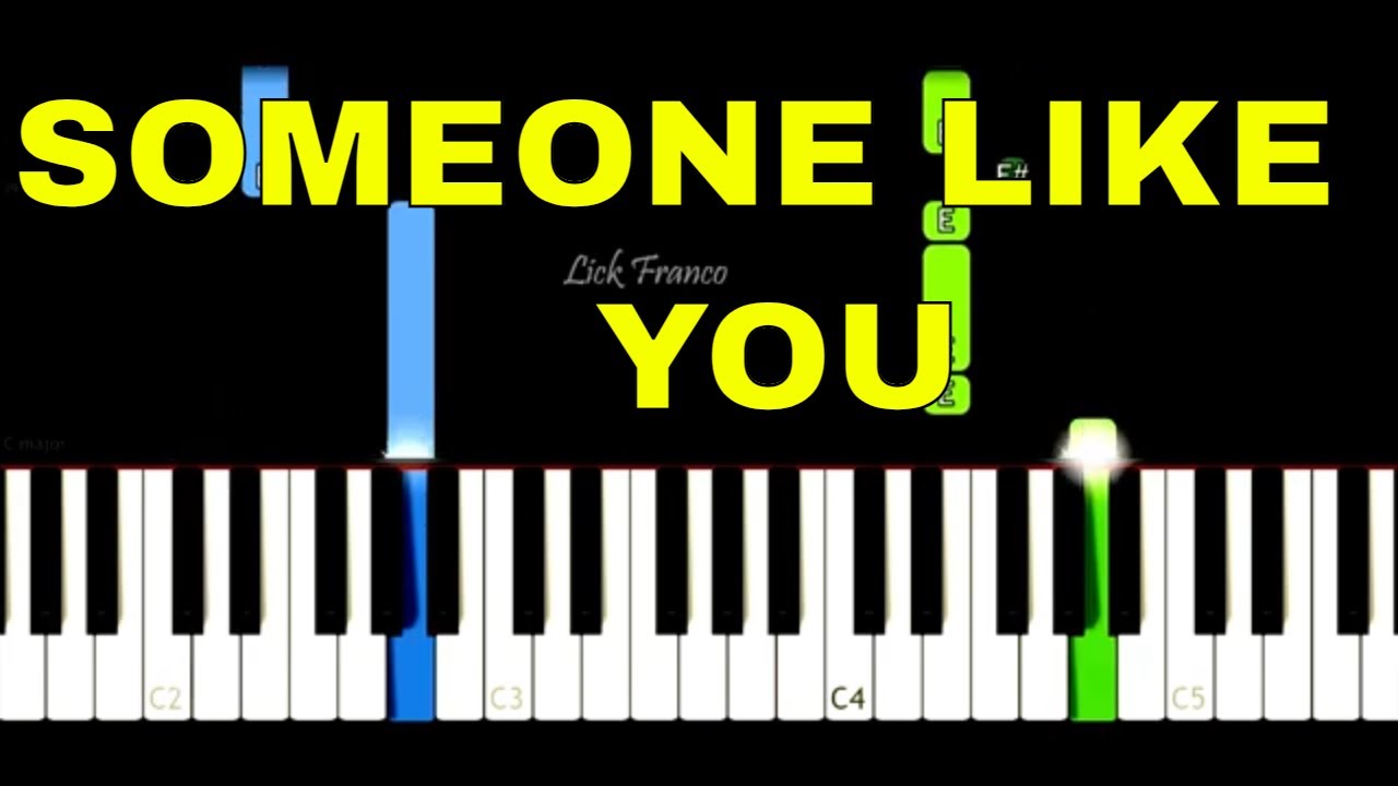 Someone Like You  EASY Piano Tutorial
