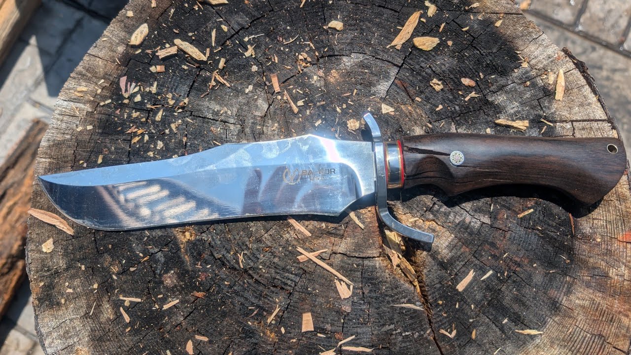Ba-Kor Knives Bowie Knife - Chop to Failure