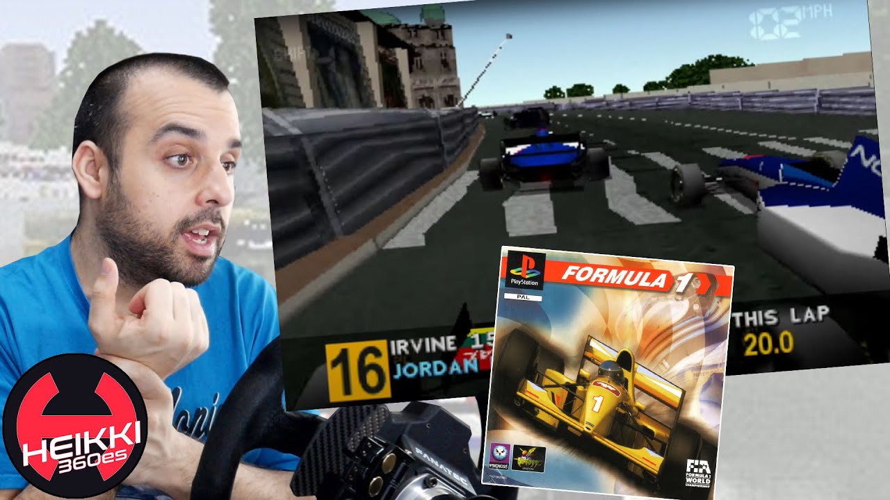 Así era el primer juego oficial de Formula 1 de PlayStation
