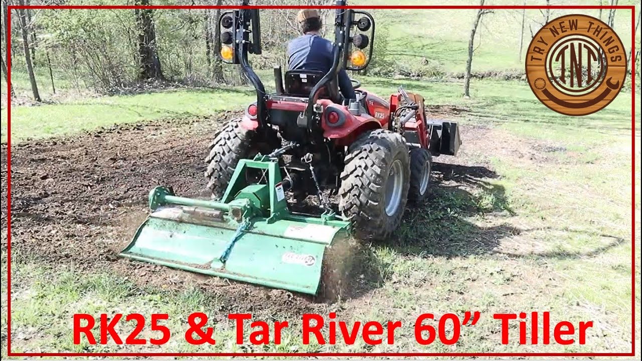 #173:   RK25 Tilling New Garden with Tar River 60