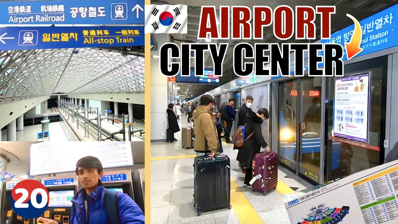 How to get Incheon Airport to Seoul by Train #TRAVELTREKKER