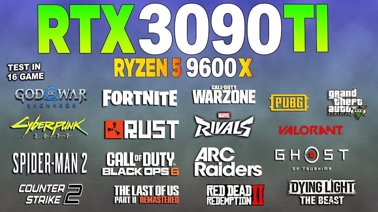 RTX 3090 Tİ - Test in 16 Games Benchmark 1440p | Current Performance?