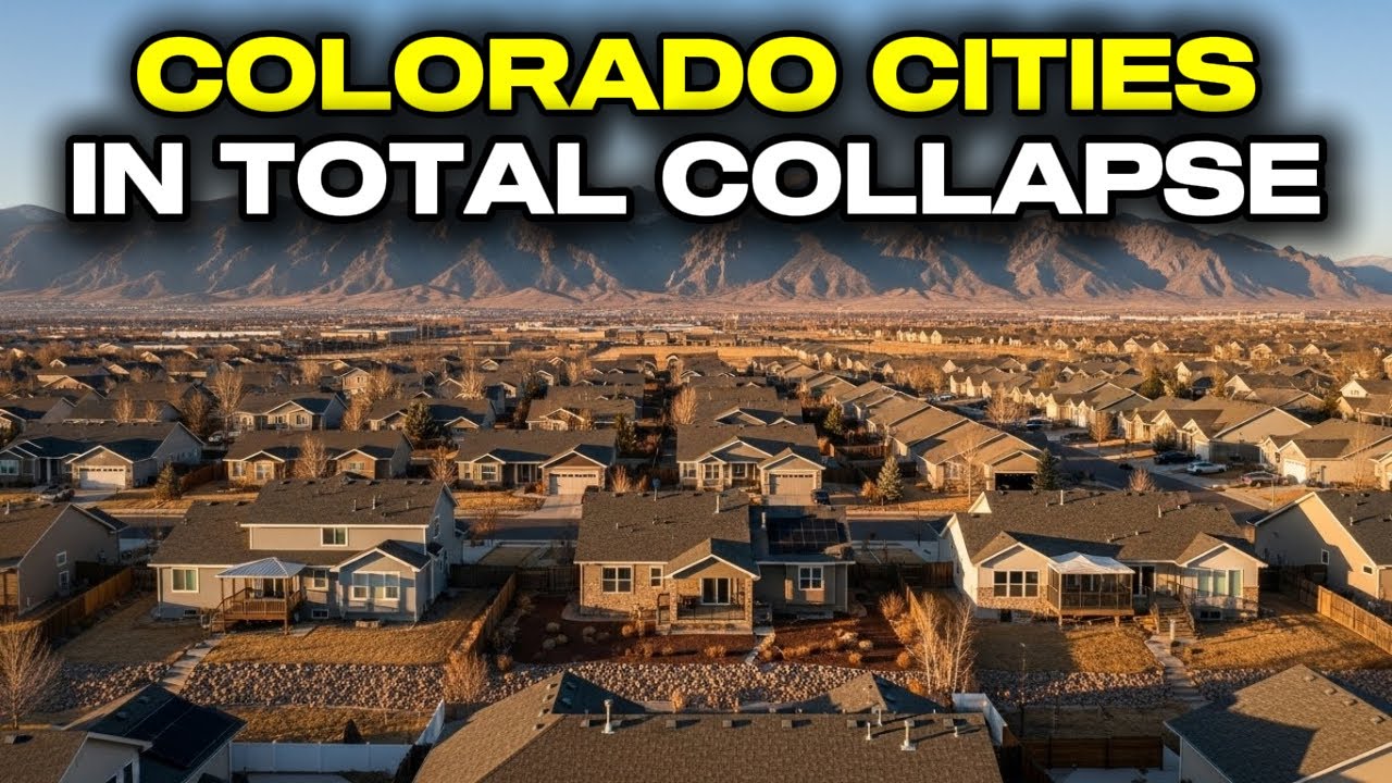 Top 10 Colorado Cities in Total FREEFALL (The Real Estate Disaster)