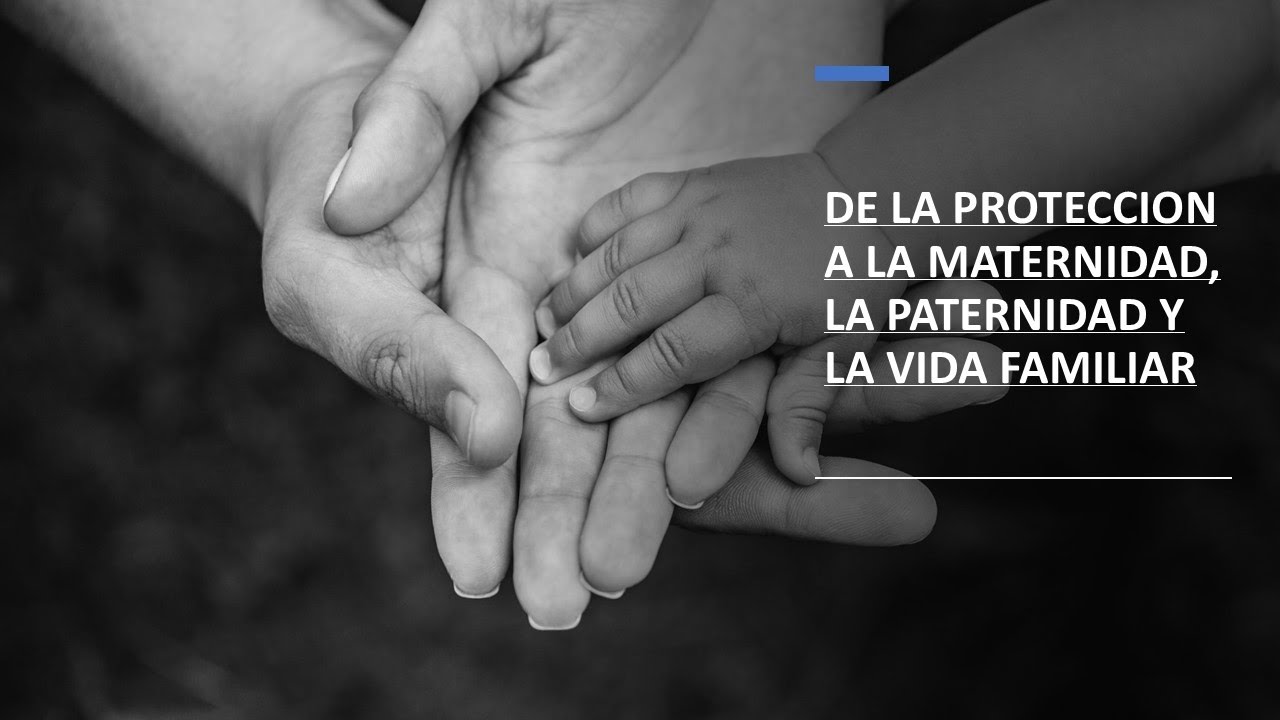 De la protecci&oacute;n a la maternidad, la paternidad y la vida familiar