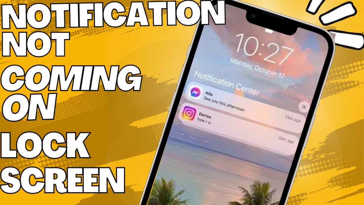 Fixing iPhone Lock Screen Notification Issues | ios 16 notifications not showing [Solved]