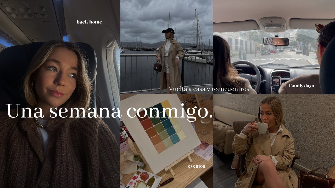 UNA SEMANA CONMIGO, eventos, cenita con amigas y vuelta a casa| Carlota Grande ♡