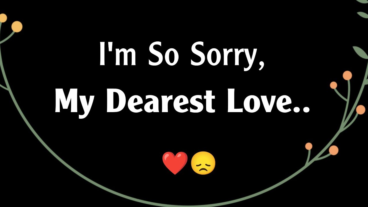 Любовные послания для особенного человека ❤️ - Мне очень жаль, моя дорогая любовь... #любовныепос...