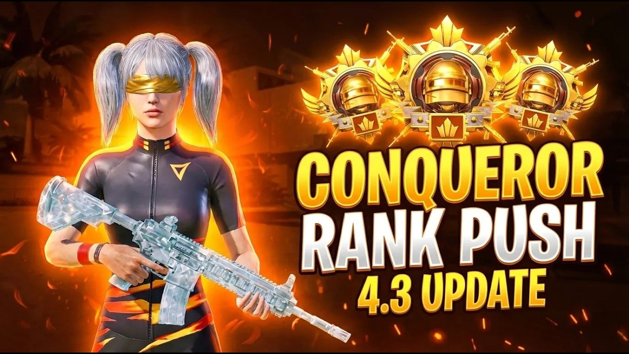 Conquer pushing bgmi new update 4.3