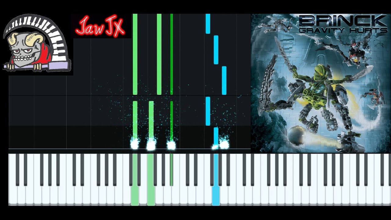 Cryoshell - " Gravity Hurts " Piano Midi Synthesia Easy Cover
