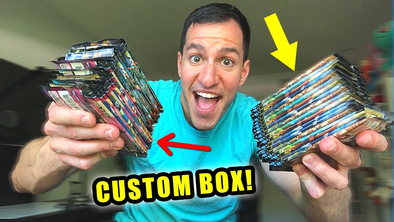*TONS OF BOOSTER PACKS!* Opening NEW Pokemon Cards CUSTOM BOOSTER BOX With Unbroken Bonds!