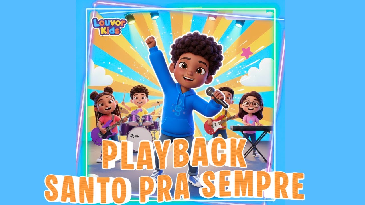 SANTO PRA SEMPRE/HOLY FOREVER - PLAYBACK - VERSÃO LOUVOR KIDS