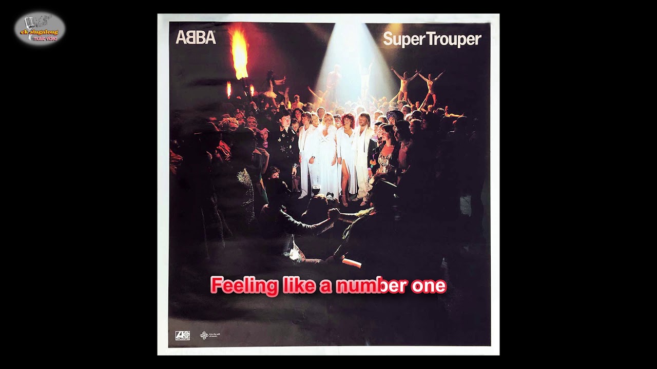 ABBA - Super Trouper - Singalong music video