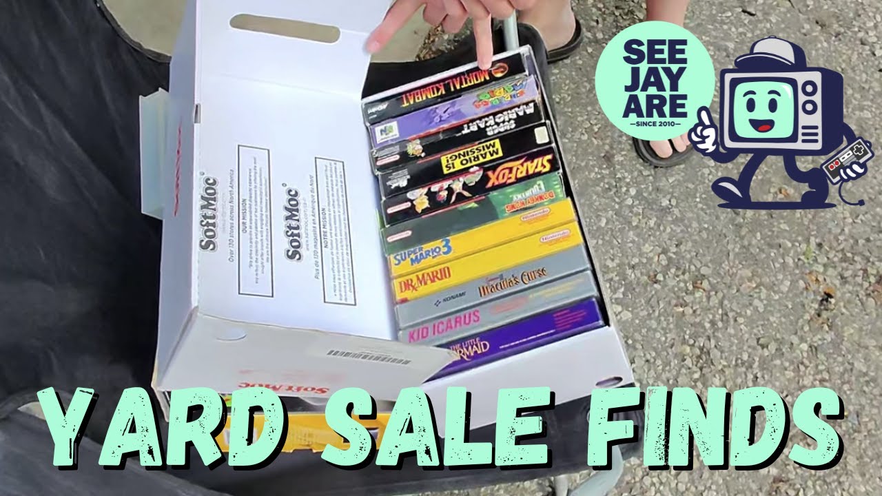 Nintend'oh Canada! - Live Yard Sale Finds
