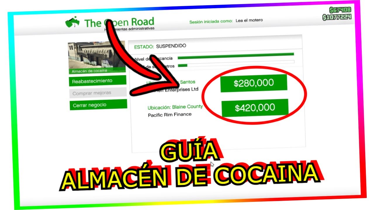 GU&Iacute;A ALMAC&Eacute;N DE COCAINA 🔞 - Como ser MILLONARIO con el ALMAC&Eacute;N DE COCAINA 💵 - GTA 5 ONLINE