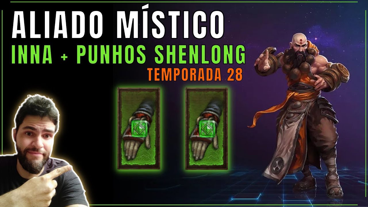 DIABLO 3 Monge INNA + Shenlong (Temporada 28)