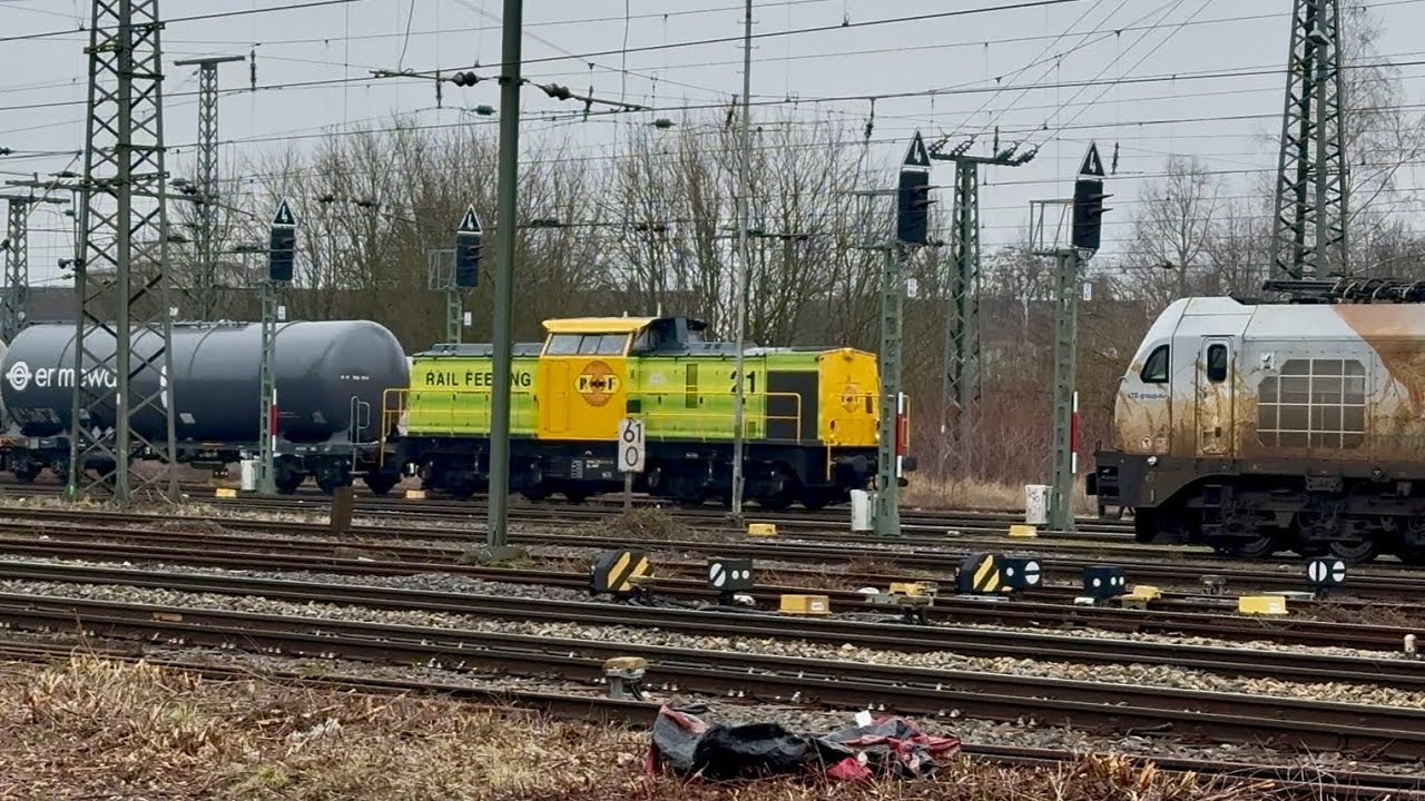 Gave Treinen op het Duitse deel van de Betuweroute. Empel-Haldern-Emmerich 10-02-26 Railforce69Cargo